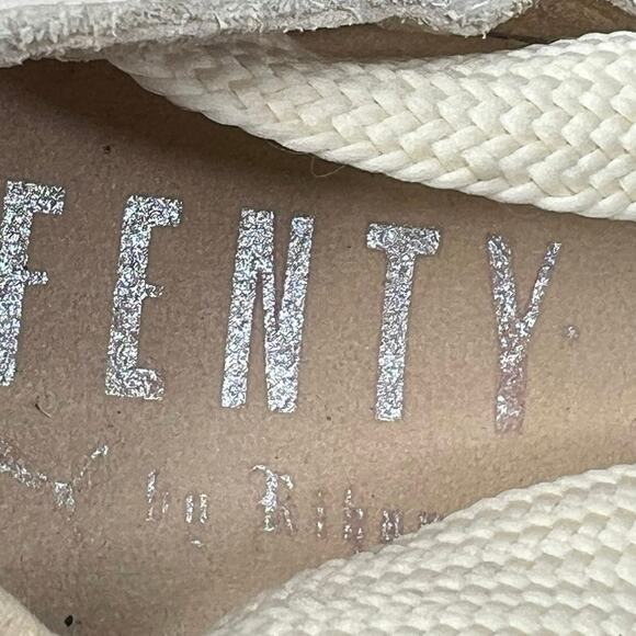 Fenty X Puma Women’s Bow Creeper Pink Cream Ankle Strap Espadrille Sandal Size 9 - Picture 10 of 11